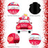 12 Pieces Valentine s Day Refrigerator Magnets, Decorative Stickers for Love Heart, Cupid, Locker - Red Lips
