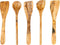 Tramanto Olive Wood Utensil Set | 5 Piece Spatula and Spoon, 12 Inch Luxury Kitchen Set with Gift Box