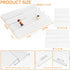 Yieach 8 Pack 11" 22" Adjustable In Drawer Spice Organizer - Expandable From to - Clear Acrylic Seasoning Organizer