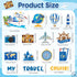 15 Pcs Cruise Door Decorations Magnets, Funny Refrigerator Magnets for Travel and Celebrations