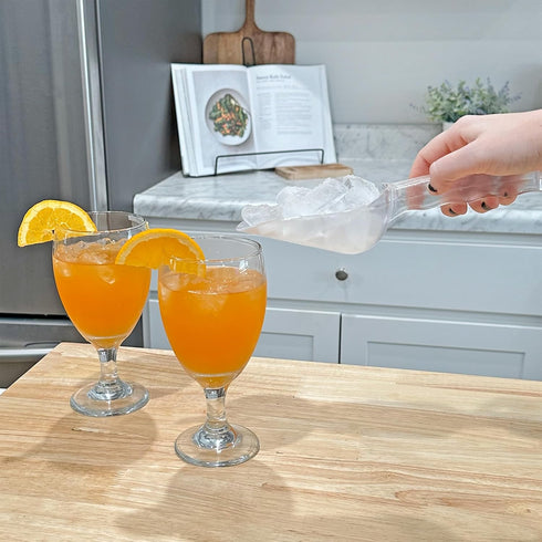 Darware Ice Maker Scoop with Holder, 2-Piece Set for Counter Top Ice Makers and Machines