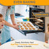 Joyfair 17.5 Inch Baking Sheet, Stainless Steel Half Size Cookie Sheet Pan, Heavy Duty Bakeware, Dishwasher Safe