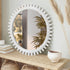 30 Inch ULIKE Round Wood Mirror, Rustic Farmhouse Circle Mirror with Wooden Frame, Modern Wall Decor for Bathroom