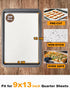 SMARTAKE 200 Pcs Parchment Paper Baking Sheets, 9x13 Inch Non-Stick Precut Baking Parchment