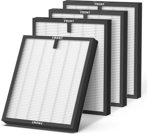 CHIVALZ 4 Pack HY4866 True HEPA Replacement Filters for MORENTO and WESTHEY HY4866 Air Purifiers