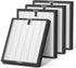 CHIVALZ 4 Pack HY4866 True HEPA Replacement Filters for MORENTO and WESTHEY HY4866 Air Purifiers