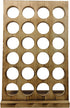 Gianna's Home Rustic Farmhouse Country Distressed Wood Coffee Pod Holder for K-Cups, 24 Capacity (Torched Wood)