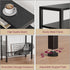 3 DIY Narrow Side Table, Tier End Table with Various Storage Basket, Slim Sofa Side Table for Small Spaces, Skinny