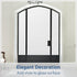 rabbitgoo Window Privacy Film, Non-Adhesive Frosted Glass Window Film for Bathroom, Matte White 35.4" x 78.7"
