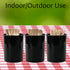 Reston Lloyd Small Utensil Holders, 3-Piece Set, Multipurpose Cookware Storage Crock, Durable BPA-Free Plastic