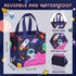 30 6 Kigeli Pcs Style Space Goodie Bags, Space Party Favors Large Non-woven Gifts Bags with Handles, Astronaut Planet