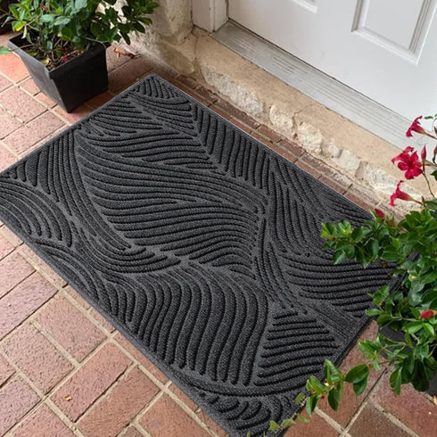 Yimobra Front Door Mat Outdoor Entrance, Ultra Water Absorbent, Heavy Duty Non-Slip Rubber Backing, 29.5x17 Inch