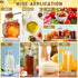 36 Set 16 oz Sliner Clear Honey Squeeze Bottle Plastic Honey Jars with Leak Proof Flip Top Lid and Thank You Tag Honey