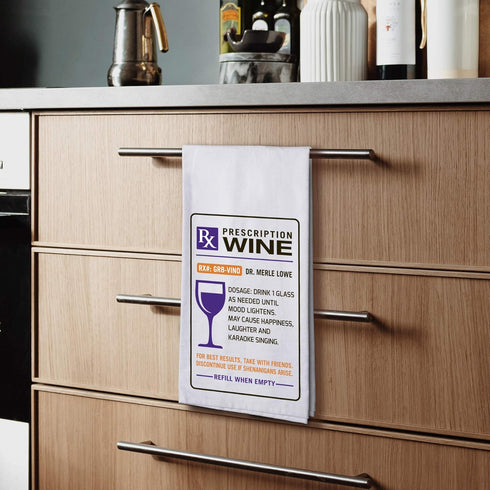 Chris's Stuff 27 27 Inches Kitchen Dish Towel - Flour Sack Cotton Dishcloth - Highly Absorbent - x for Wine Lovers