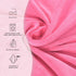 MERRY HOME Microfiber Bath Towel, 27” x 55”, 6 Pack Ultra Soft & Absorbent Quick Dry Bath Towels