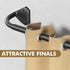 Black Wrap Around Curtain Rods for Windows 48 to 84 inch: 5/8 inch Industrial Telescoping Adjustable Rods