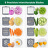 Slicer,6 Essentials(10 1, SUSTEAS Vegetable Chopper Mandoline Blade Pro Food Chopper, Onion Potato Dicer, Veggie Cutter
