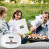 R HORSE Dad Grill Platter Gift, White Oval Serving Tray for BBQ, Salads, Desserts, Charcuterie, Birthday Christmas Gift