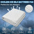 Mooreeke Premium Full Size Nylon Mattress Protector - 100% Waterproof, Naturally Cooling, Fitted Cover for Up to 14"