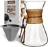 Pour Over Coffeemaker Set Classic Series, Slim Shape, 10 Cup Filter