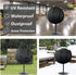 Wall Mount Fan Cover, Waterproof Outdoor Covers for 18-20 Inch Industrial and Pedestal Fans, Black