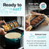 Souper Cubes 1 Cup Silicone Freezer Molds - Easy Meal Prep Container and Kitchen Storage Solution - 2-Pack Charcoal