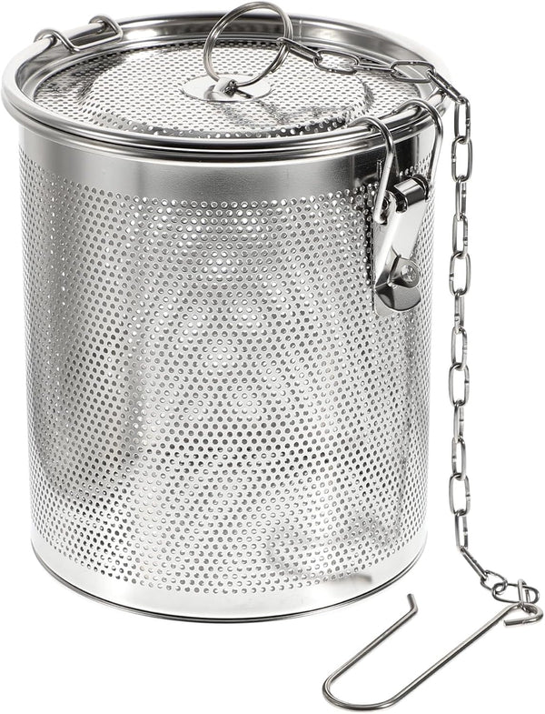 Yardwe Stainless Steel Spice Infuser Basket with Chain Hook, Extra Fine Mesh
