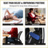 coceyese Short-11*4.3'') Lumbar Roll Pillow for Lower Back, Lumbar Support Foam Roll Cushion with Pillowcase