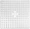 Yimobra Non Slip Shower Stall Mat, 21x21 Inch, Soft Square Bath Mat with Suction Cups and Drain Holes