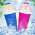 Slushy Maker Cup 2 Pack, DIY Magic Quick Frozen Slushie Cup, Double Layer Portable Smoothie Squeeze Cup
