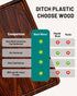 12x8"Butcher Black Walnut Cutting Board-Small block-with Juice Groove.Reversible Walnut cutting boards