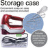 Hamilton Beach Professional 62653 - 5-Speed Electric Hand Mixer with Storage Case, Red and Chrome