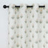 2 Sets Pink Curtains Panel for Bedroom Girls Nursery,Light Blush Pink and Green Floral Boho Cute Sheer Curtains