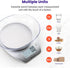 Etekcity 0.1g Food Kitchen Scale, Digital Grams and Ounces for Weight Loss, Dieting, Baking, 11lb/5kg, Stainless Steel
