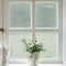 VELIMAX Reeded Glass Window Film, Frosted Vinyl Privacy Film, 3D Decorative Non-Adhesive Decals for Bathroom Living