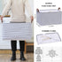 Hinwo 70L Extra Large Storage Bins, 2-Pack Closet Organizers and Storage, Foldable Clothes Storage Baskets with Handles