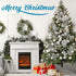 Moucuny Set Home(Silver,80 Christmas Glitter Artificial Picks Leaf Sprays Cedar Picks Glitter Berries Stems Tropical