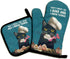 That's What I Do I Bake and I Know Things, Funny Oven Mitts & Pot Holders Set, Cat Kitchen Gift