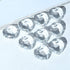 20pcs 28mm longsheng Crystal Prisms Heart Shape Chandelier Drop Parts Hanging Pendants Curtain Lamp Drop Rainbow Maker