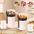 GPREESUS 2 Pack Lids,21 25oz Overnight Oats Containers with & On the Go Yogurt Parfait Cup,Overnight Oats Jars,Reusable
