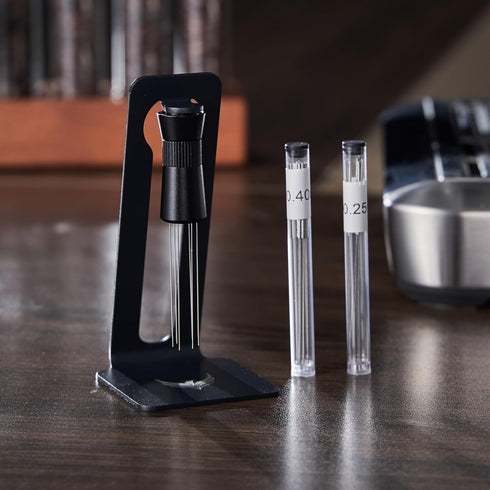 Magnetic WDT Espresso Tool with 0.4mm & 0.25mm Needles, Premium Coffee Distribution Tool for Coffee Bar (Model B)