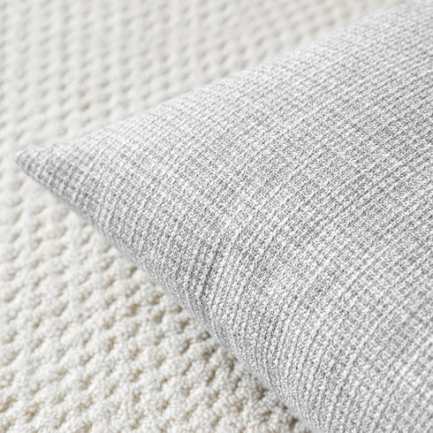 OTOSTAR Linen Throw Pillow Covers Set of 2, Decorative Square Pillowcases 26x26 Inch for Home Decor and Sofa