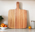 ZeQi Acacia Wood Cutting Board with Handle 14''X10'' / Charcuterie Board/Serving Board/Cheese,
