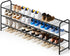KEETDY 3-Tier Long Shoe Rack for Closet Metal Shoe Organizer for Entryway,
