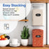 Pack 2, 6.5L, 220Oz, Chef's Path Extra Large Airtight Food Storage Containers with Lids, of Airtight Kitchen and Pantry
