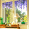 Transparent Leaf Window Sticker, Removable Static Cling Double-Sided Decal for Glass Windows Decor