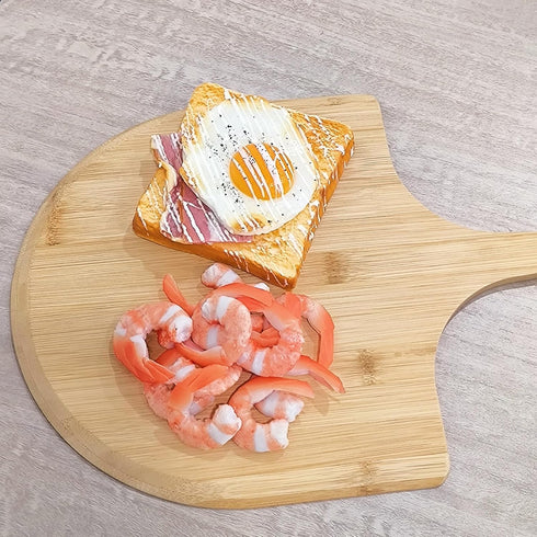 20PCS (1.77Inch) Realistic Artificial Shrimp Cooked Prawn Lifelike Peeled Prawns for Home Kitchen Seafood Market