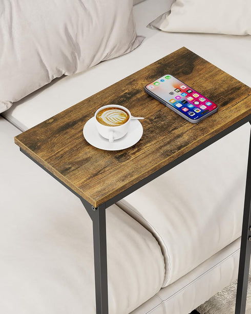 28.7 inch TB01BB071 TUTOTAK C Shaped End Table, Tv Tray, Small Side Table, Tall Couch Table, Tray Table, Sofa Table