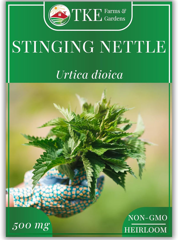 TKE Farms & Gardens - Stinging Nettle Seeds for Planting - 2000