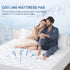Sunflower Cooling Quilted Queen Mattress Protector, Extra Deep Pocket Queen Mattress Cover, Machine Washable